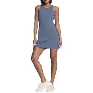Spanx® Womens  Zip Front Dress, Blue